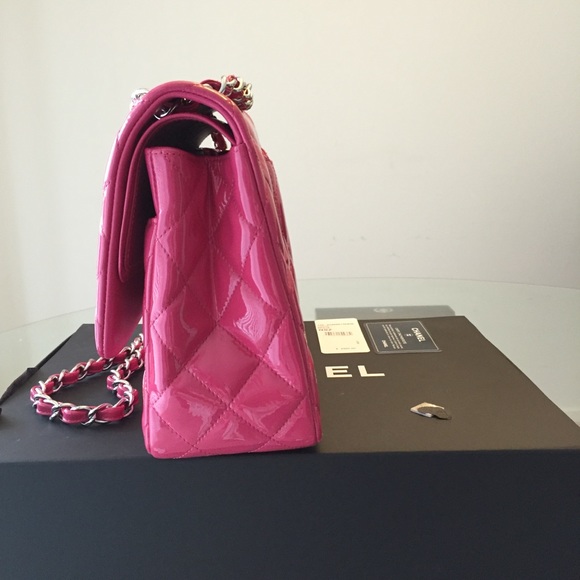 💯Authentic Chanel Double Flap Patent Jumbo Bag - Picture 3 of 7